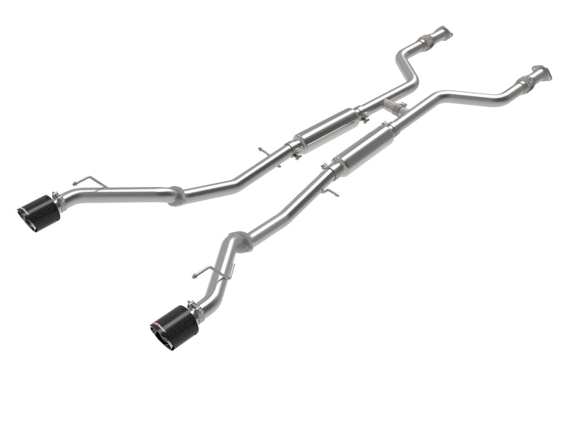aFe POWER Takeda 49-36138-C Cat-Back Exhaust System with Carbon Fiber Tips for 2023-2026 Nissan Z 3.0L V6 Twin-Turbo
