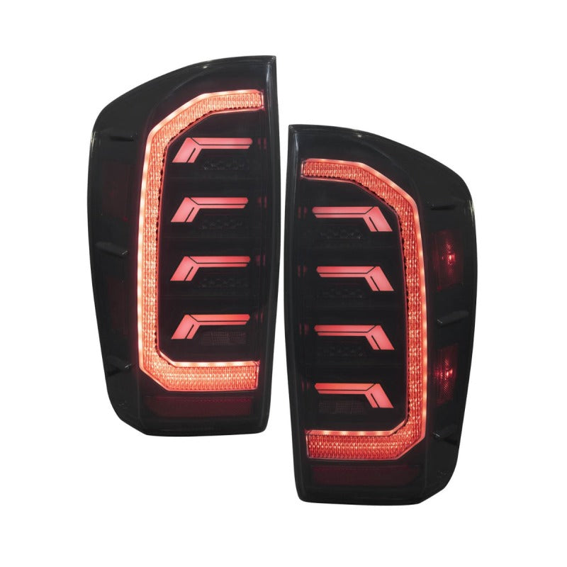 Form Lighting 2016-2023 Toyota Tacoma LED Tail Lights - Smoked or Red Sequential Upgrade