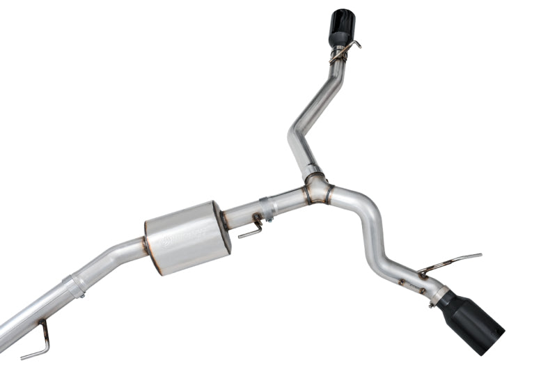 AWE 20-21 Jeep Gladiator JT 3.6L Tread Edition Cat-Back Dual Exhaust - Diamond Black Tip