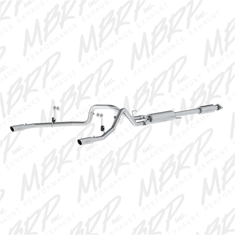 MBRP Armor Lite S5258AL Cat-Back Exhaust System for 2015–2016 Ford F-150 5.0L