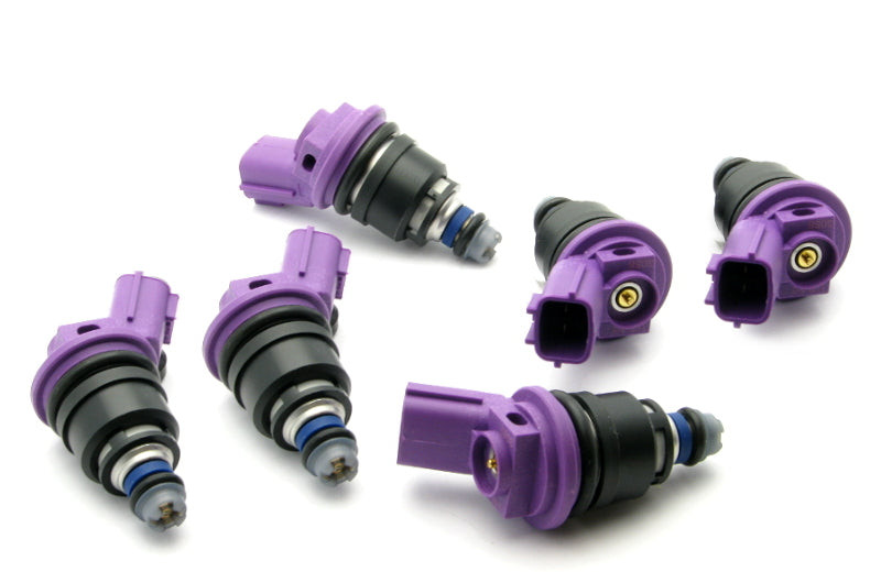 DeatschWerks DWK01J-00-0550-6 550cc Side-Feed Fuel Injectors for Nissan 300ZX and Skyline RB25DET
