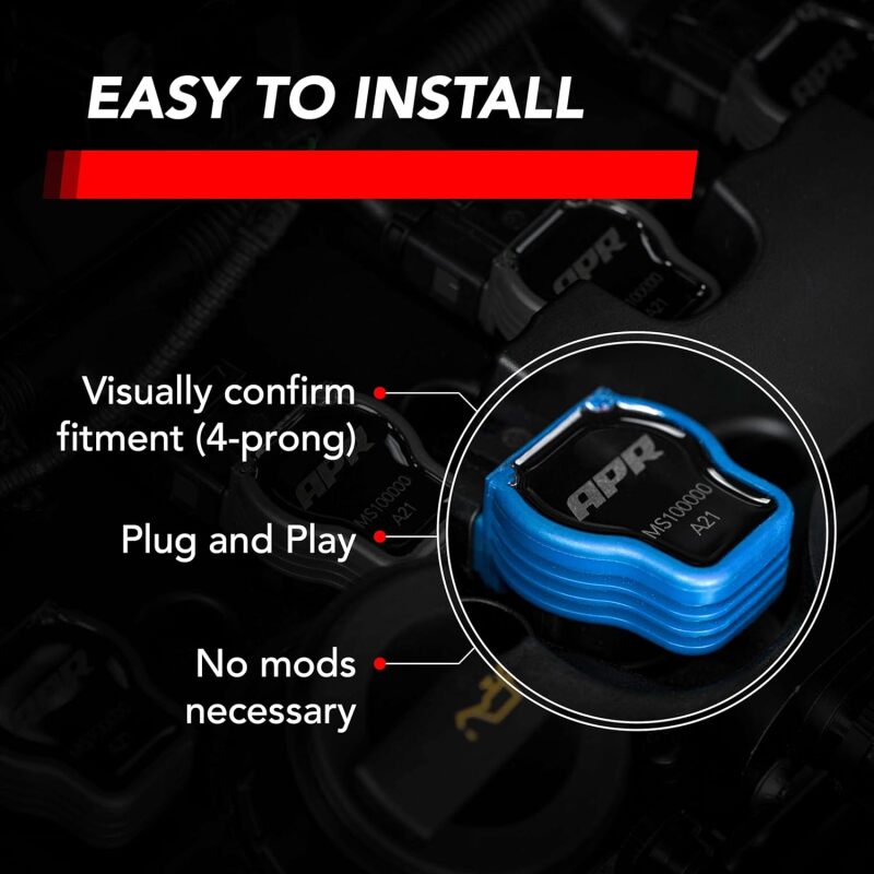 APR EA888.1/EA888.2/EA113/EA837 (PQ35/PQ45) 2.0T/3.0T Ignition Coil - Blue by APR