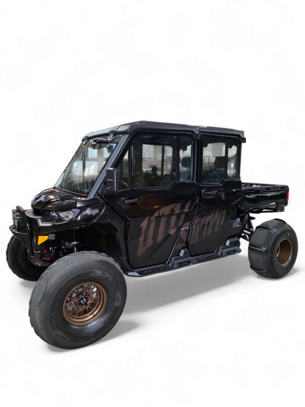 Elektric Offroad 2016+ Can-Am Defender MAX Rock Sliders – Heavy-Duty Side Protection for 4-Seat Models