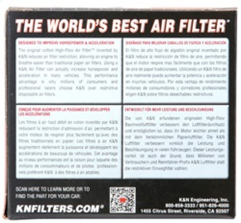 K&N Engineering RU-0500 Universal Rubber Air Filter