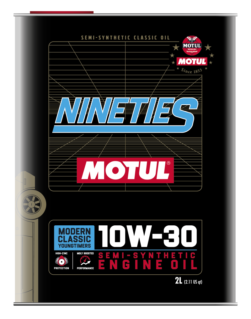 Motul 10W30 Classic Nineties Oil - 10x2L - Case of 10