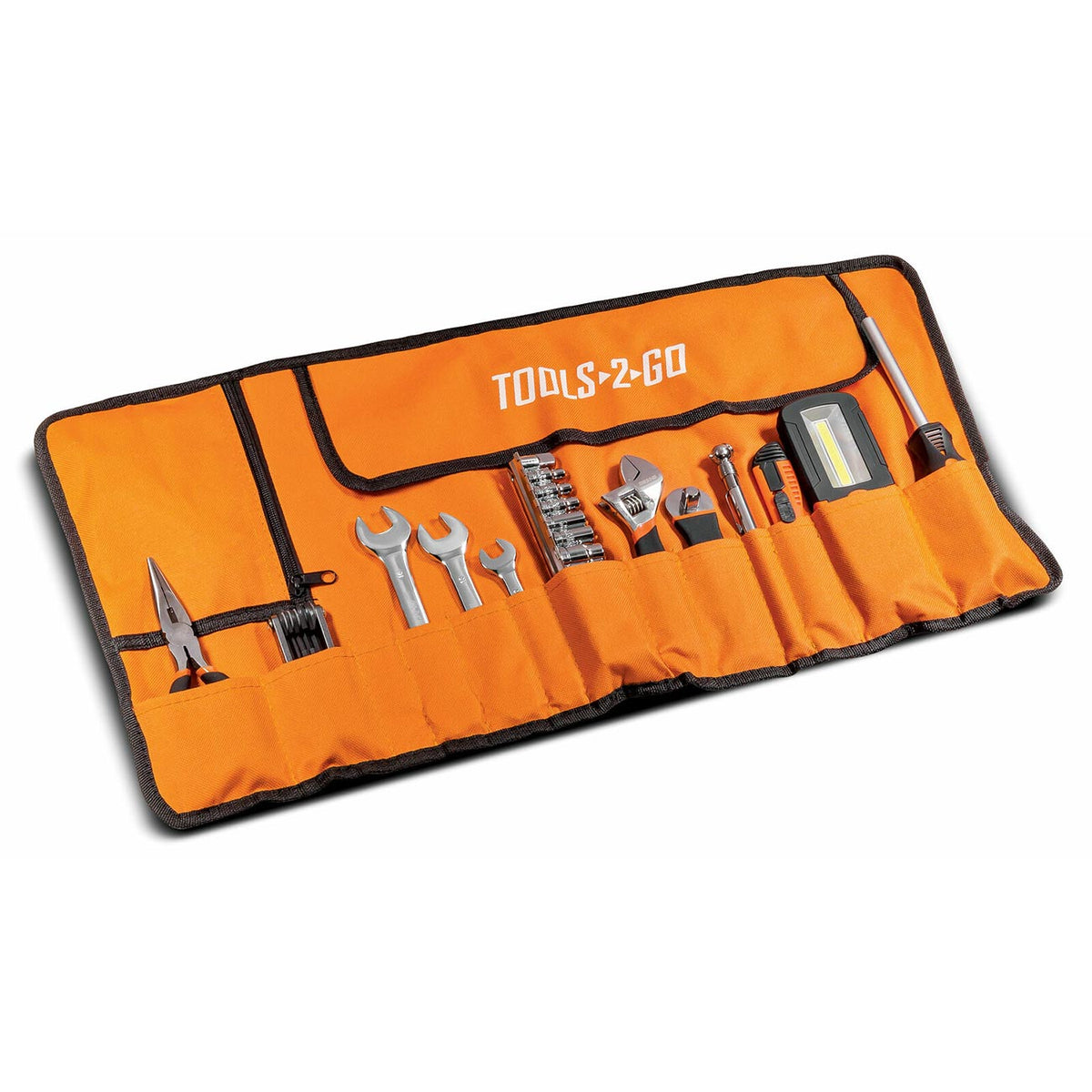 Tools2Go 83-Piece Motorcycle, Auto and ATV Tool Set with Roll-Up Pouch
