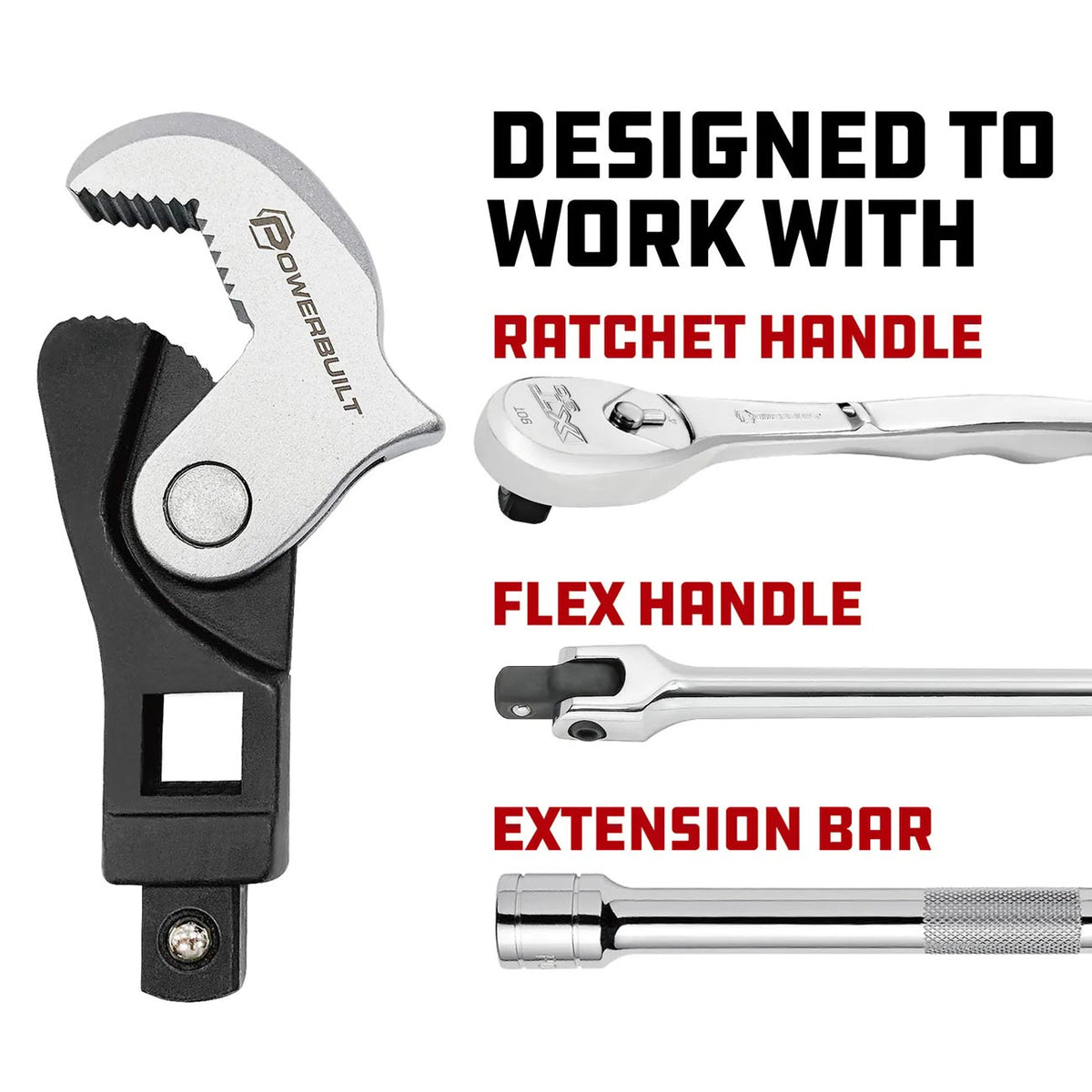 Powerbuilt Spring Crowfoot Wrench Set, 2-Piece Set