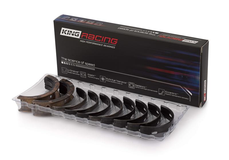 King Engine Bearings MB5243XP0.25 Nissan SR20DE/DET Performance Main Bearing Set, +0.25 mm