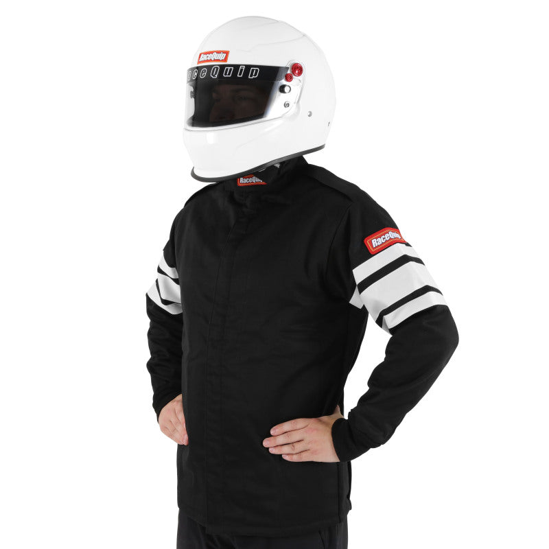 RaceQuip rqp121003RQP 121 Series SFI-5 Multi-Layer Driving Jacket - Black, Medium