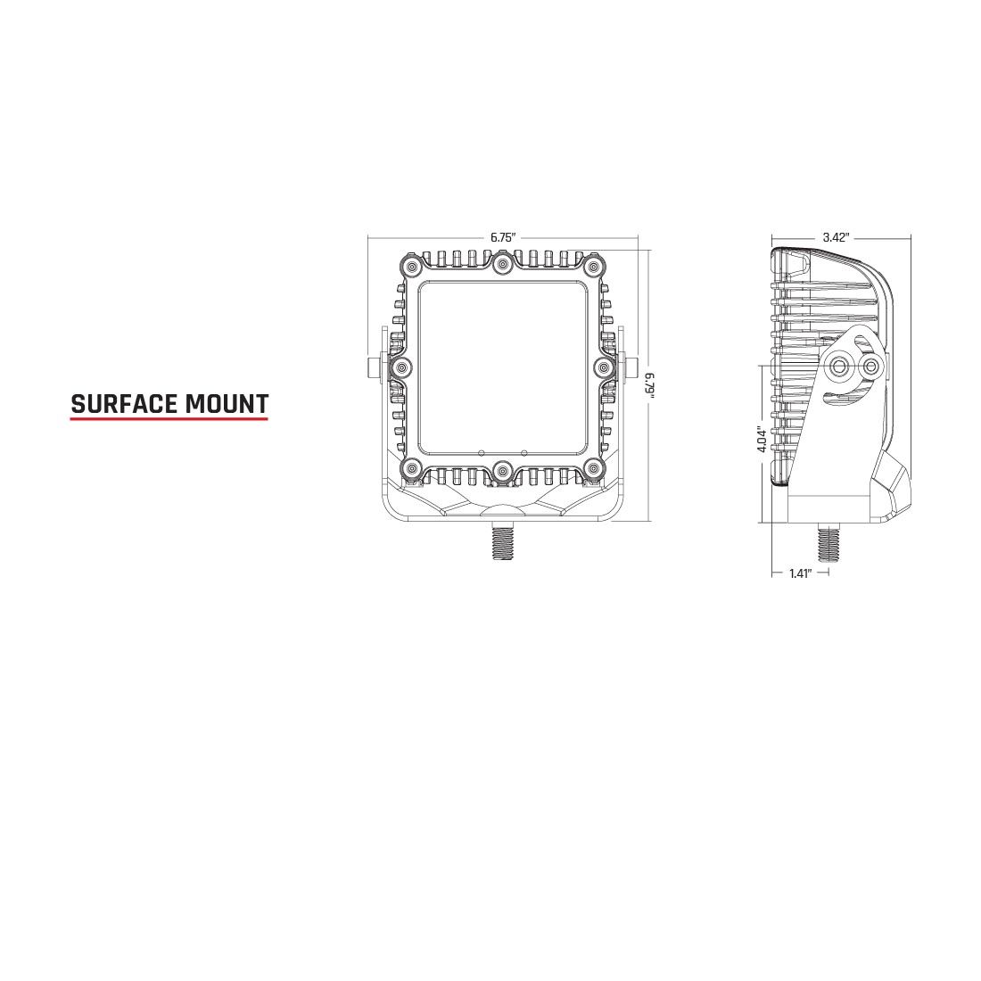 Rigid Industries - 244213 - Auxiliary Light - Spot Black Housing Q-Series Pro