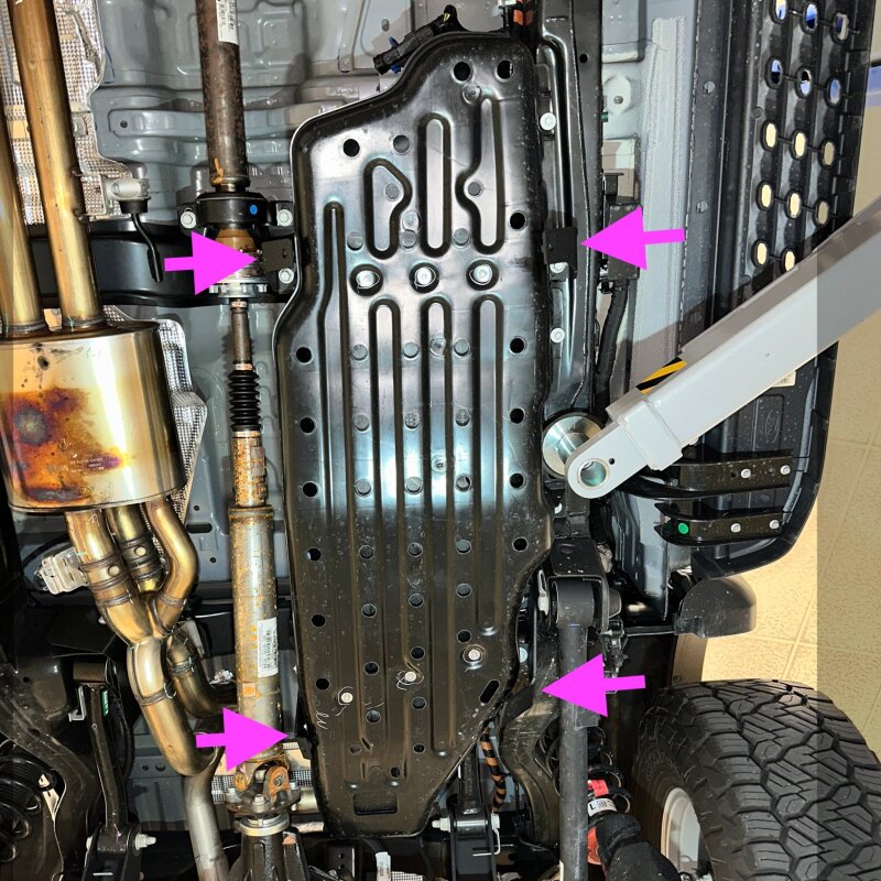 Rival 4x4 Aluminum Gas Tank Skid Plate for Ford Ranger 2024-2026 – Heavy-Duty Underbody Protection