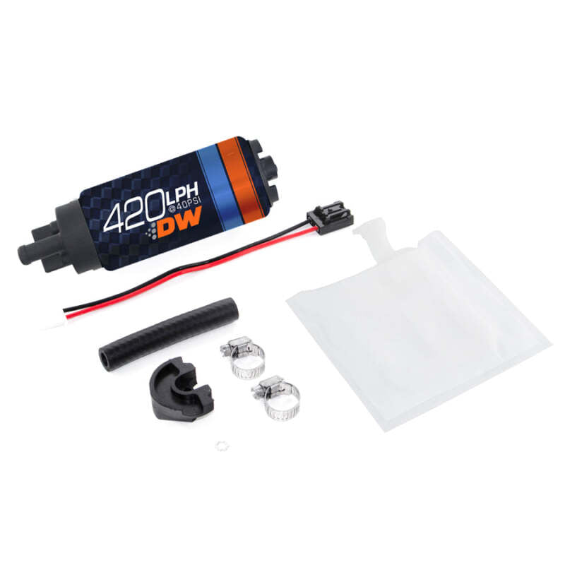 DeatschWerks DW420 Series 420 LPH In-Tank Fuel Pump with Install Kit, DWK9-421-0791