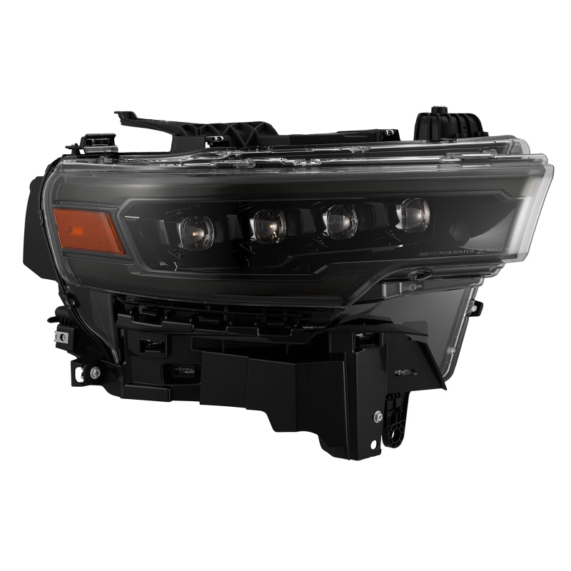 AlphaRex 25-26 Dodge Ram 1500 NOVA LED Projector Headlights - Alpha Black with Activation Light, Sequential Signal, and Switchback Function