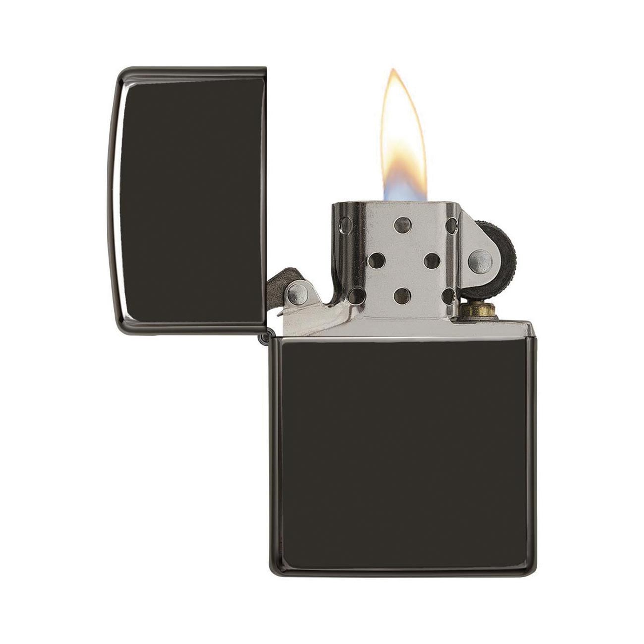 Zippo Windproof Lighter with Ebony Finish, Classic Case