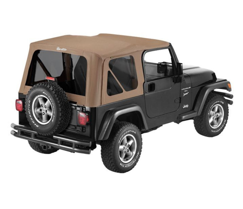 Bestop 97-06 Jeep Wrangler TJ Soft Top with Sunrider NX and Spice Finish