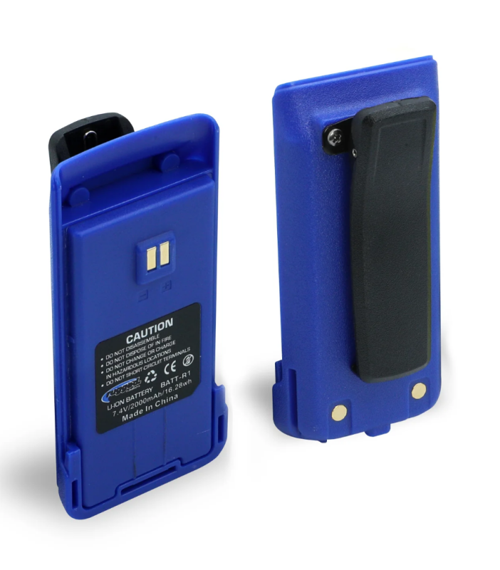 Rugged Radios Replacement Battery for R1 Handheld Radio with 12v Charge Port