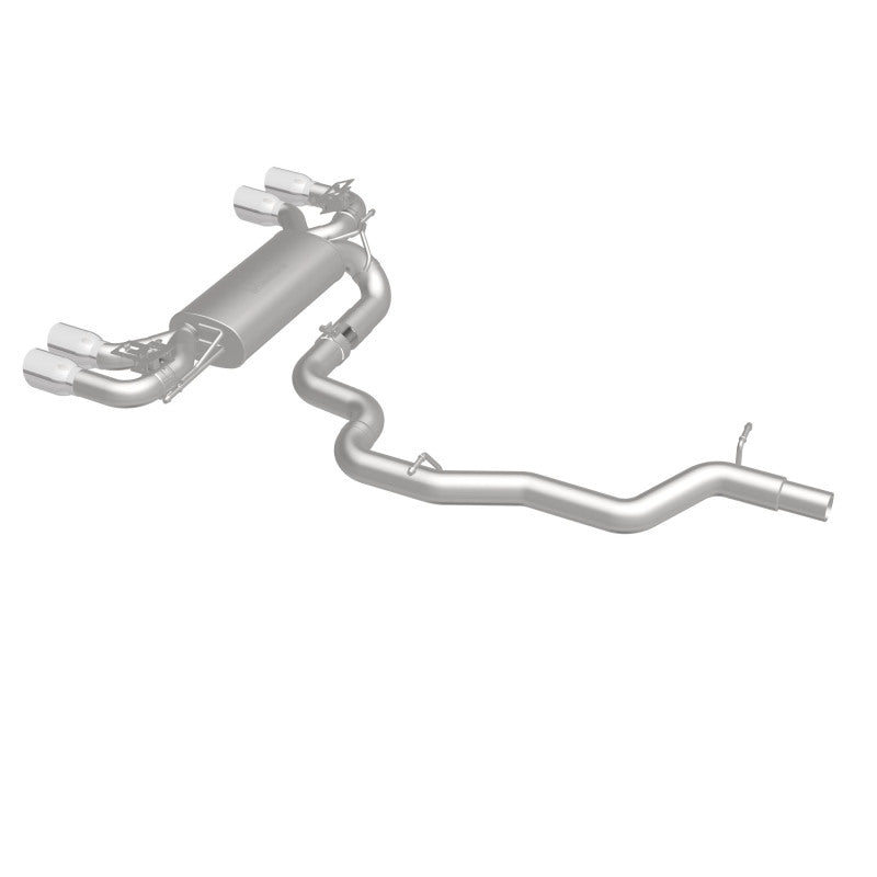 MagnaFlow Sys C/B 2015 Volkswagen Golf R 3in Polished SS Quad Tip Split Rear Exit