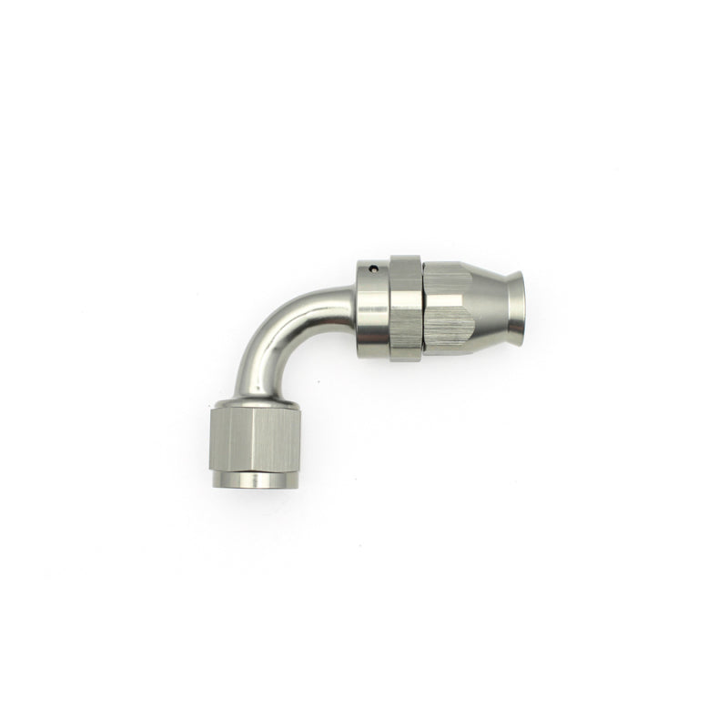 DeatschWerks DWK6-02-0856 8AN Female Swivel 90-Degree PTFE Hose End