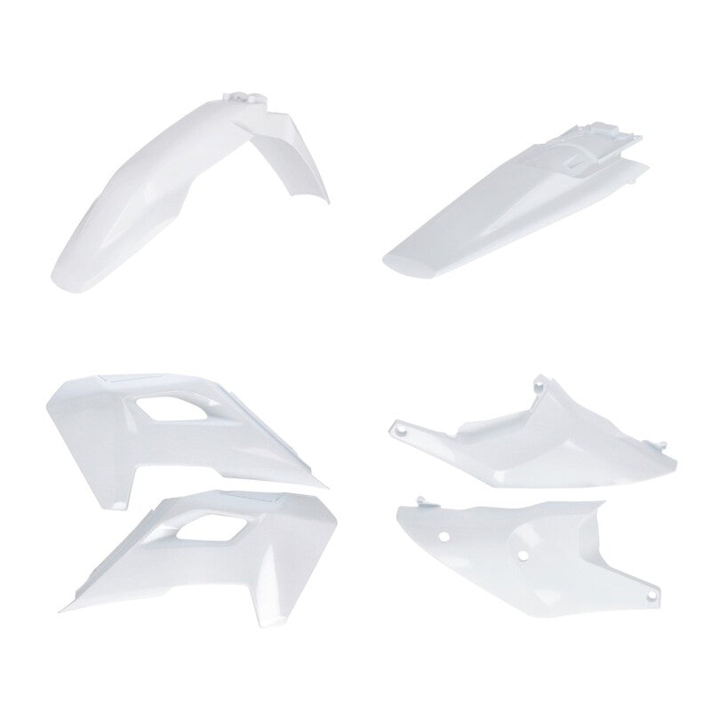 Acerbis White Plastic Kit for 2026 Husqvarna FE450 and TE125–TE300