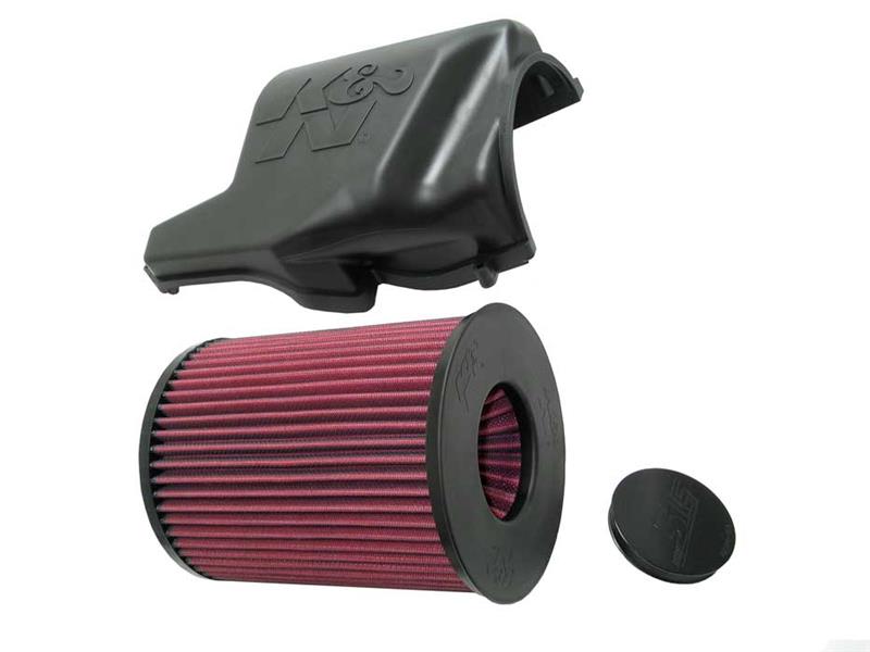 K&N 57S-4000 Performance Airbox Intake Kit for Ford Focus, C-Max, Mazda 3, Mazda 5, and Volvo Applications