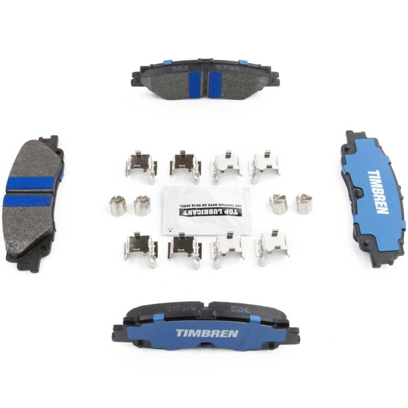 Timbren BES Severe Duty Semi-Metallic Brake Pads for Lexus GX550 and Toyota Land Cruiser - Rear