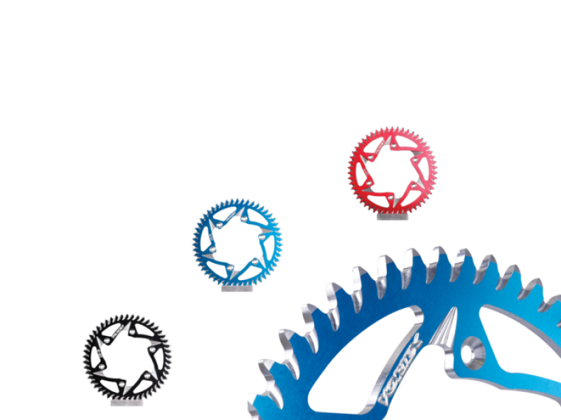 Vortex Racing Aluminum Rear Sprocket 520 44 Tooth- Green