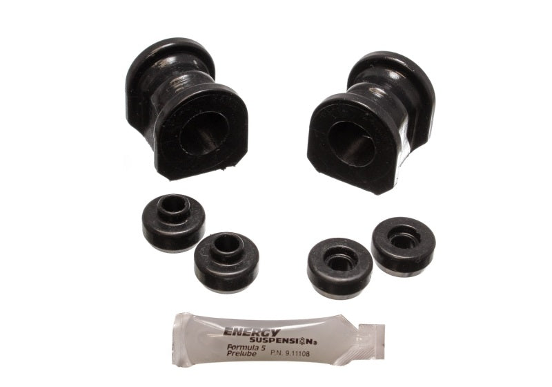 Energy Suspension eng7.5121G - 89-94 Nissan 240SX (S13) Black 24mm Front Sway Bar Bushing Set
