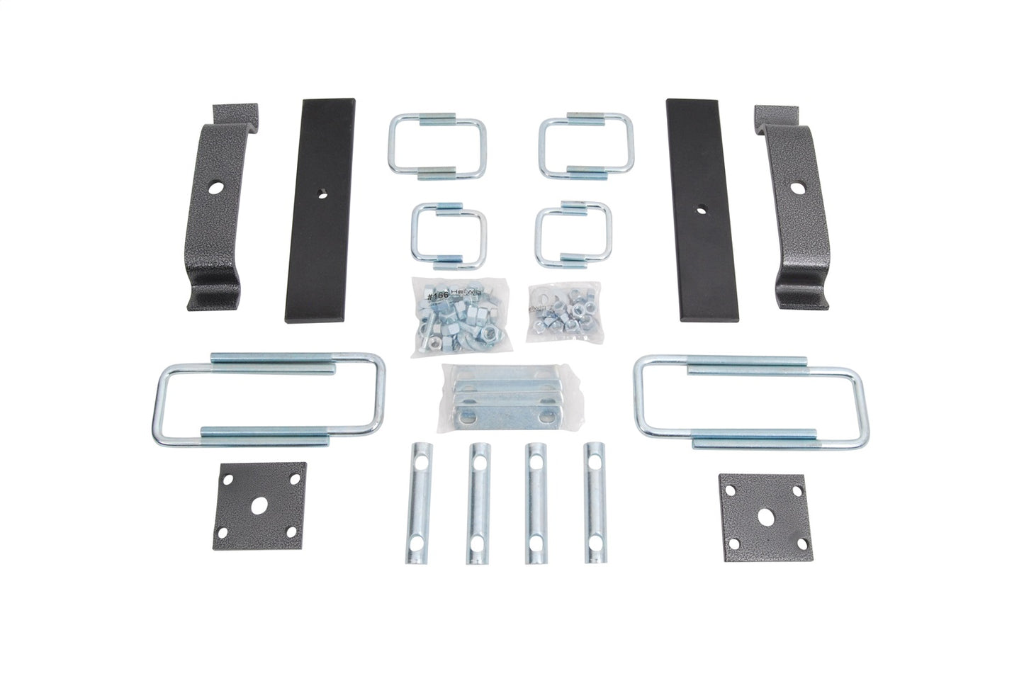 Hellwig - 25318 - Leaf Helper Spring Mount Kit -  25318 LP Mounting Hardware Kit Fits Sierra 3500 HD Silverado 3500 HD