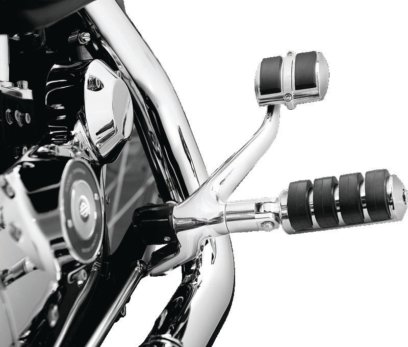 Kuryakyn Small ISO Pegs Without Adapters, Chrome Pair - 7964