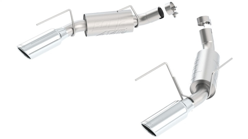 Borla 11806 ATAK Axle-Back Exhaust System for 2005-2009 Ford Mustang GT and 2007-2009 Shelby GT500