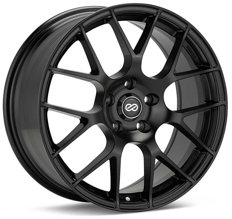 Enkei - enk467-885-4442BK - Raijin 18x8.5 Matte Black Wheel