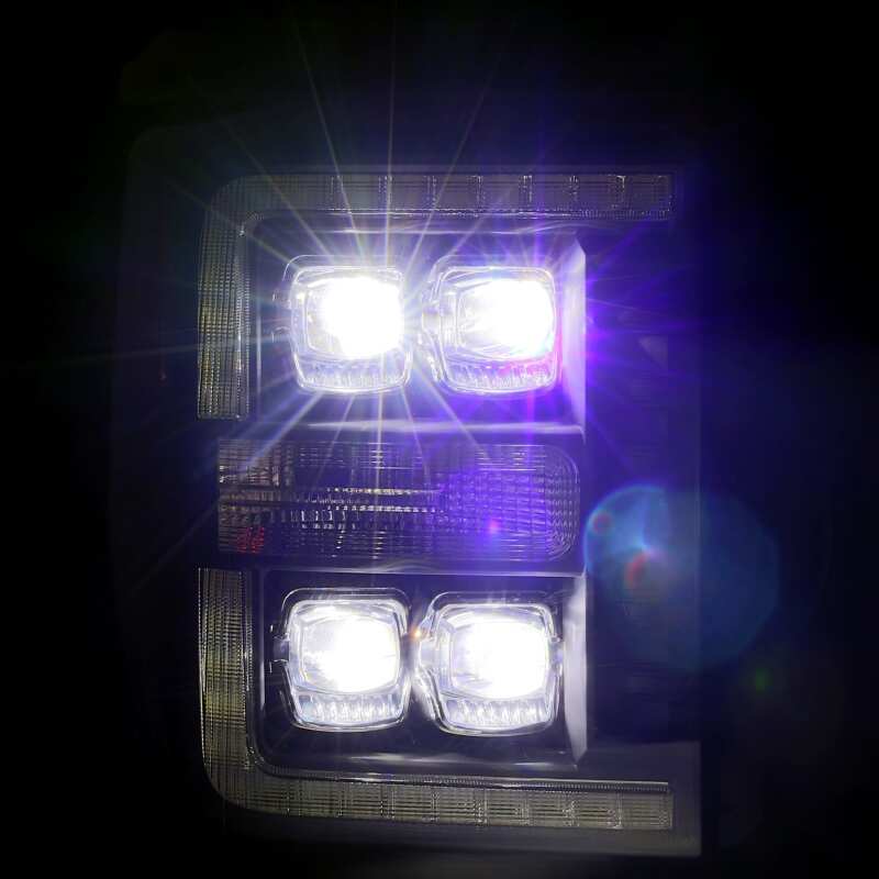 AlphaRex NOVA-Series Plank-Style LED Projector Headlights for 2011-2016 Ford F-350 Super Duty, Chrome