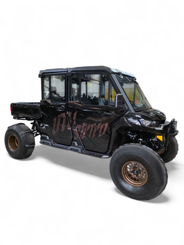Elektric Offroad 2016+ Can-Am Defender MAX Rock Sliders – Heavy-Duty Side Protection for 4-Seat Models
