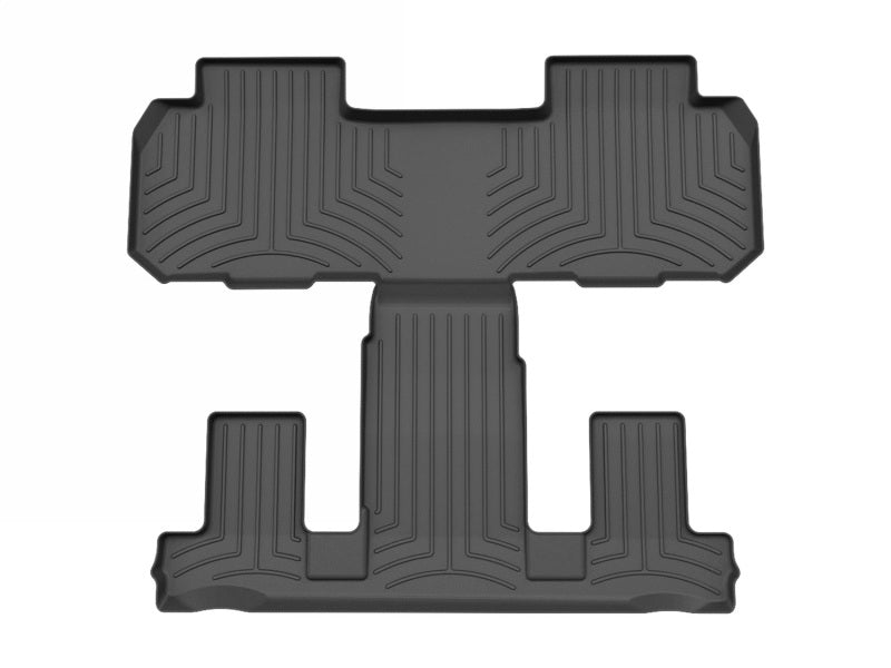 WeatherTech FloorLiner HP Rear and Third Row Floor Mats, Black, Part Number wet4412282IM