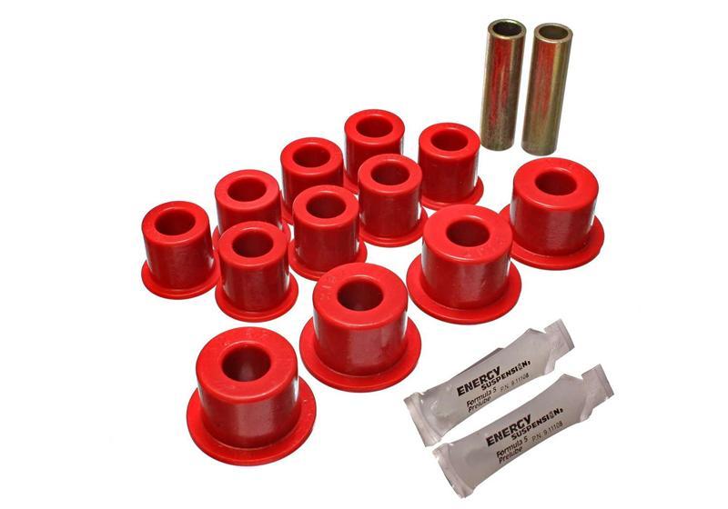 Energy Suspension eng4.2154G - 98-11 Ford Ranger Black Rear Leaf Spring Bushing Set