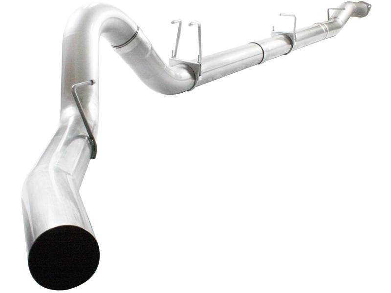 aFe ATLAS 5-Inch DPF-Back Aluminized Steel Exhaust System with Polished Tip, Part Number 49-03090-P