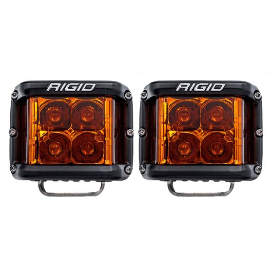 Rigid Industries - 262214 - Auxiliary Light - D-SS Spot with Amber PRO Lens Pair
