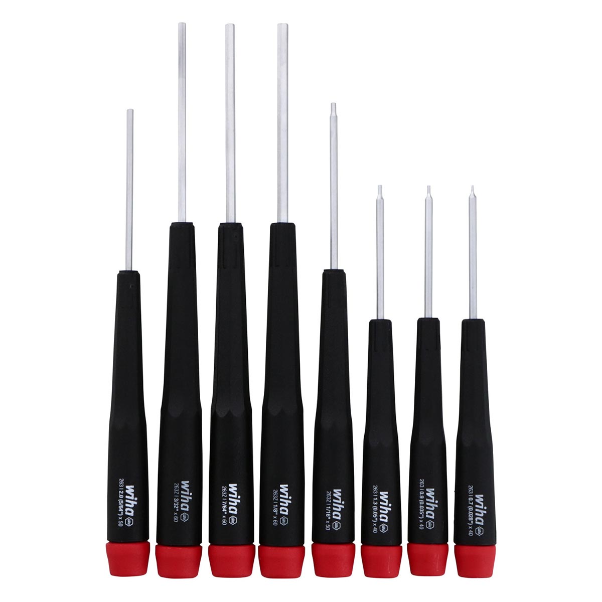Wiha Precision Hex SAE Screwdriver Set, 8-Piece