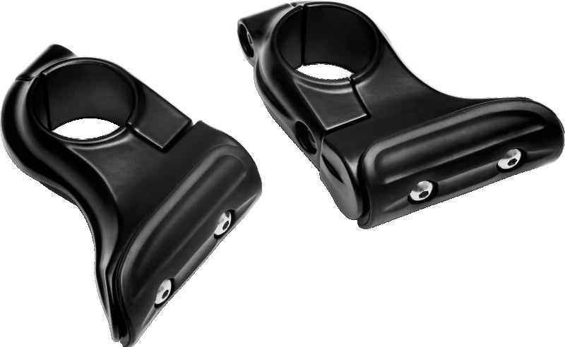 Kuryakyn 7633 Toe Rest Cruise Pegs, Satin Black Pair