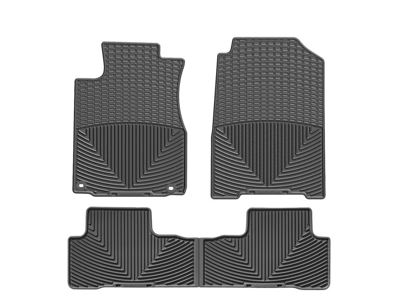 WeatherTech 12+ Honda CR-V Front and Rear Rubber Mats - Black