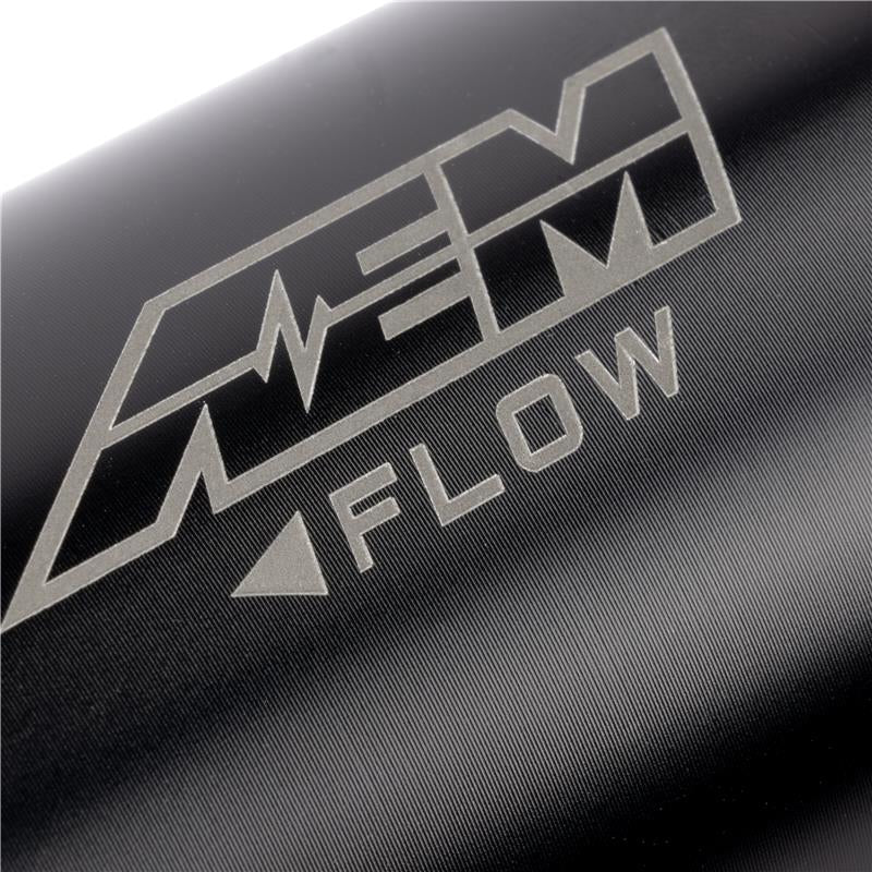 AEM 10 Micron High-Flow Fuel Filter, -6 AN ORB Inline, Part Number 25-204