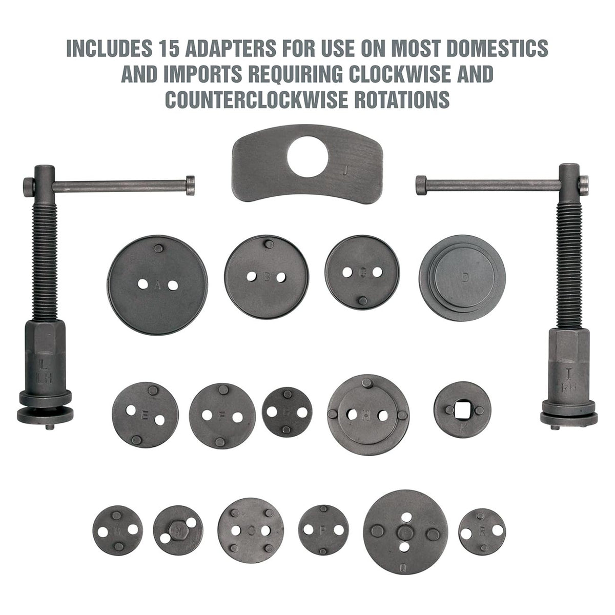 OEM Tools 27113 Disc Caliper Set, 18-Piece Set