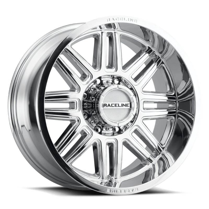 Raceline 948C Split 18x9-Inch Chrome Wheel, 6x139.7 Bolt Pattern, -12mm Offset