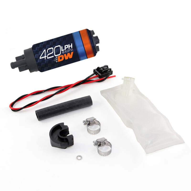 DeatschWerks DW420 Series 420 LPH In-Tank Fuel Pump with Install Kit for Nissan 240SX and Skyline
