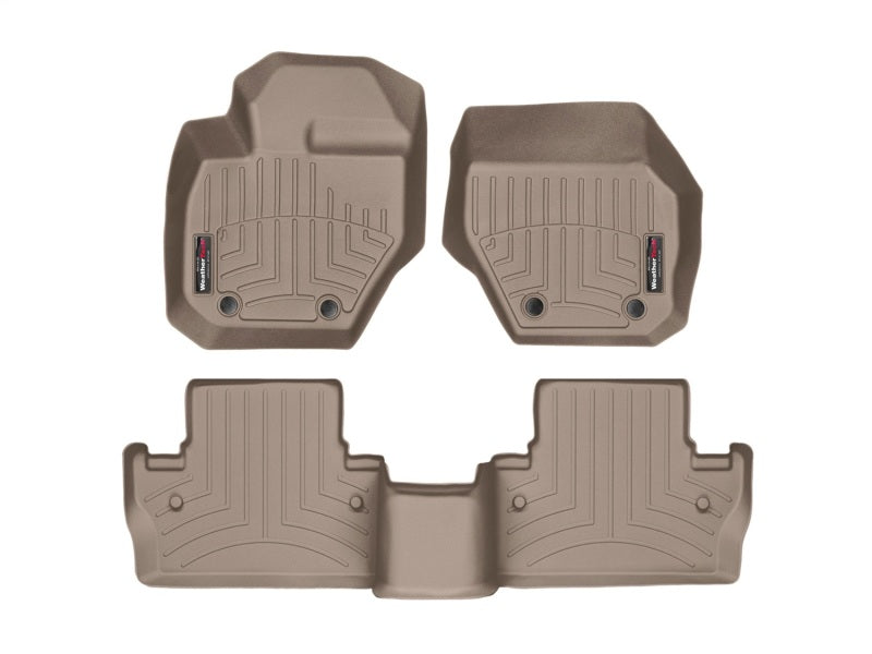 WeatherTech 11+ Volvo S60 Front and Rear Floorliners - Tan
