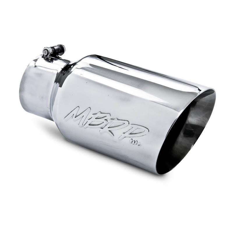 MBRP T5072 Armor Pro Dual-Wall Angled Exhaust Tip, 4-Inch Inlet, 6-Inch Outlet