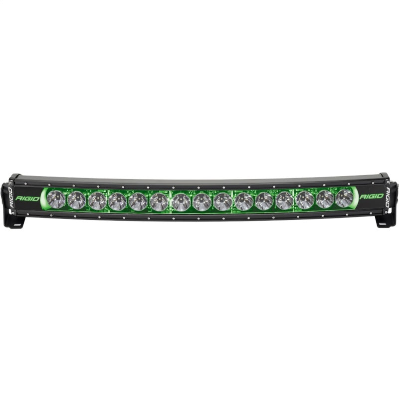Rigid Industries Radiance+ Curved 30-inch RGBW Light Bar with Multi-Color Backlight