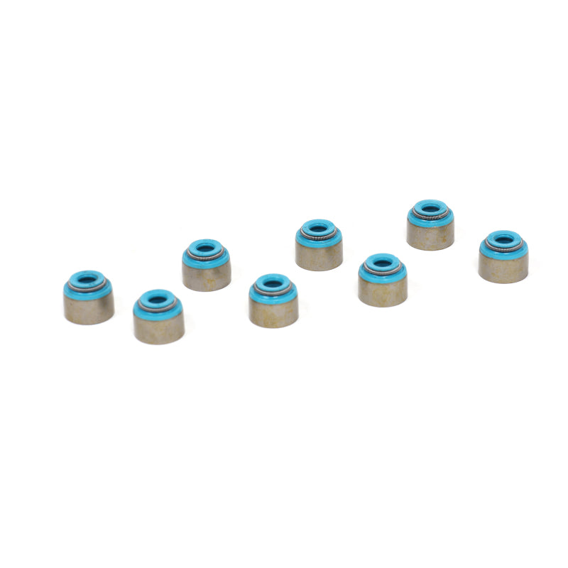 BLOX Racing Honda 5.5mm Valve Stem Seals Blue FKM - Set of 16 (Fits Both Intake & Exhaust)