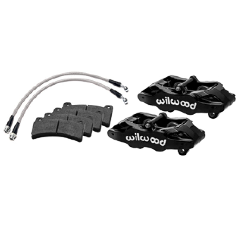 Wilwood 05-13 Corvette C6 Base Models DPC56 Rear Caliper Kit - Black