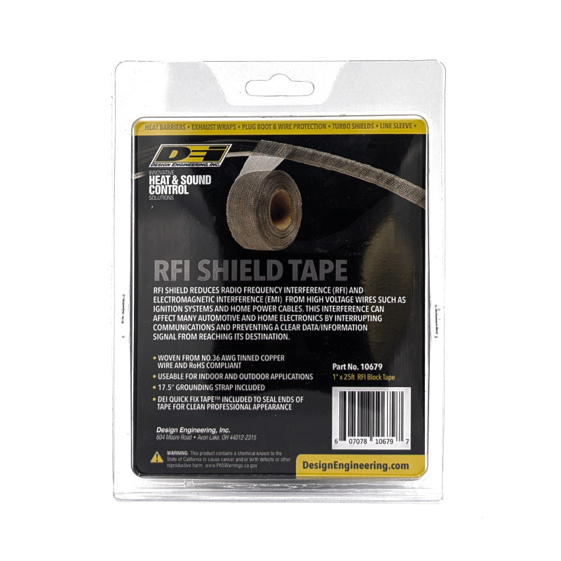 DEI RFI Wire Mesh Shield Tape, 1 Inch x 25 Feet, Part Number 10679